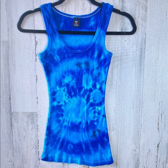 Blue Tie-Dye Tank Top - Picture 1 of 1